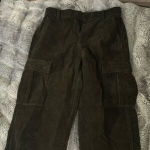 Green corduroy RSQ cargos
